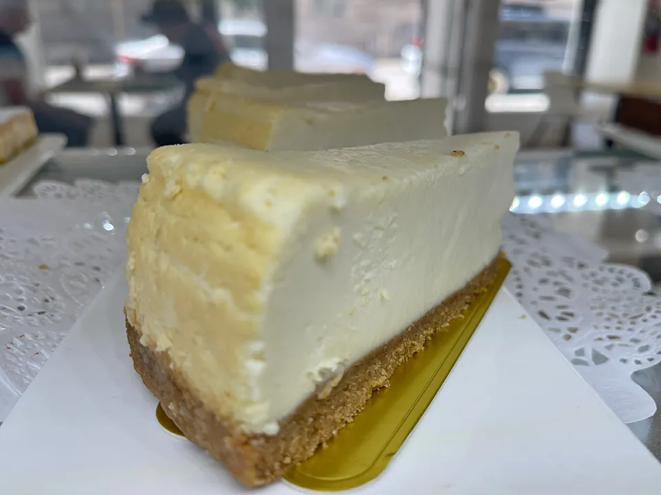 Cheesecake at Paris Cafe San Francisco