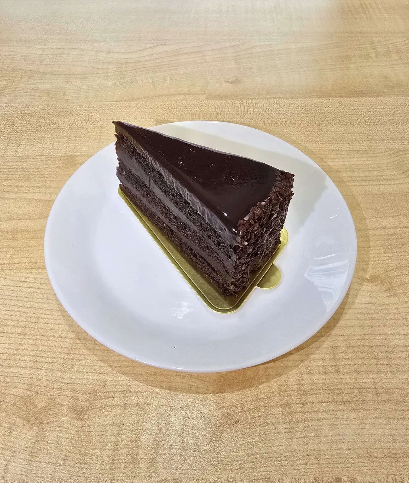 Chocolate cake at Paris Cafe San Francisco