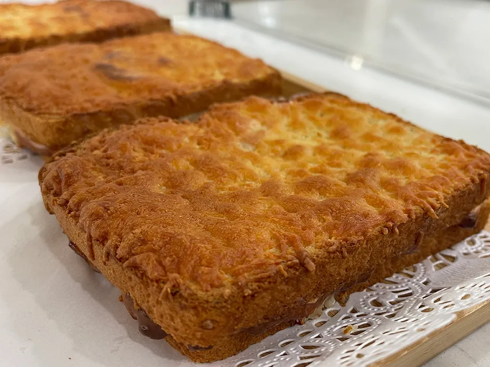 Croque monsieur at Paris Cafe San Francisco
