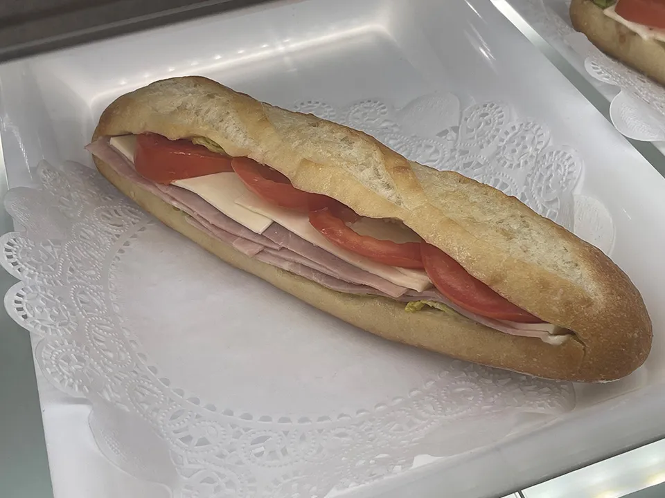 Ham sandwich at Paris Cafe San Francisco