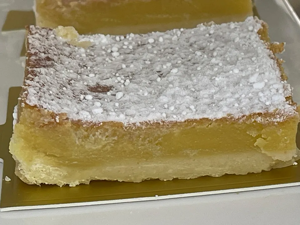 Lemon bar at Paris Cafe San Francisco